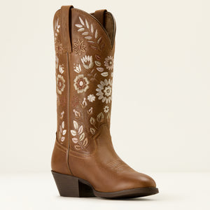 Ariat Women's Heritage Meadow R Toe Western Boot, Toasty Tan