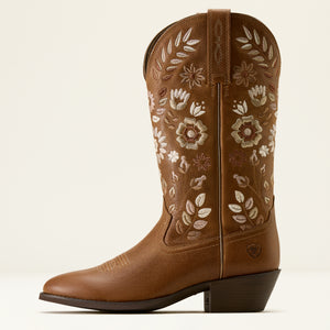 Ariat Women's Heritage Meadow R Toe Western Boot, Toasty Tan