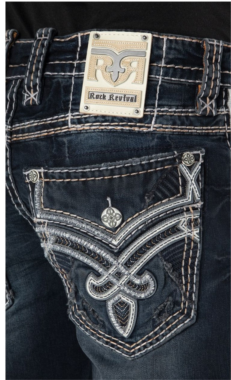Rock Revival Men's Karlo J200 Straight Jean