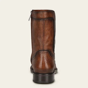 Cuadra Men's Deer Leather Round Toe Boot, Almond