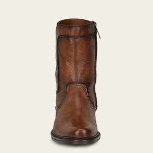Cuadra Men's Deer Leather Round Toe Boot, Almond