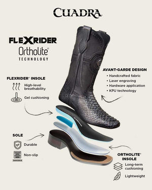 Cuadra Men's Bovine Leather Square Toe Boot, Honey