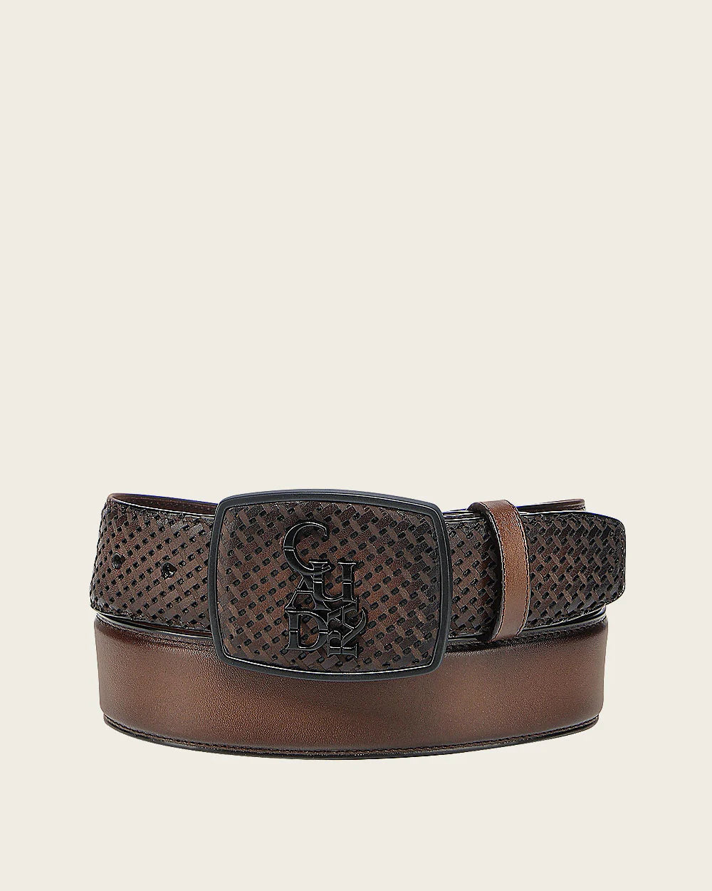 Cuadra Men's Bovine Leather Belt, Honey