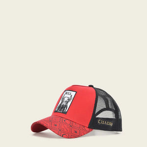 Cuadra Men's Cap, Bull Red