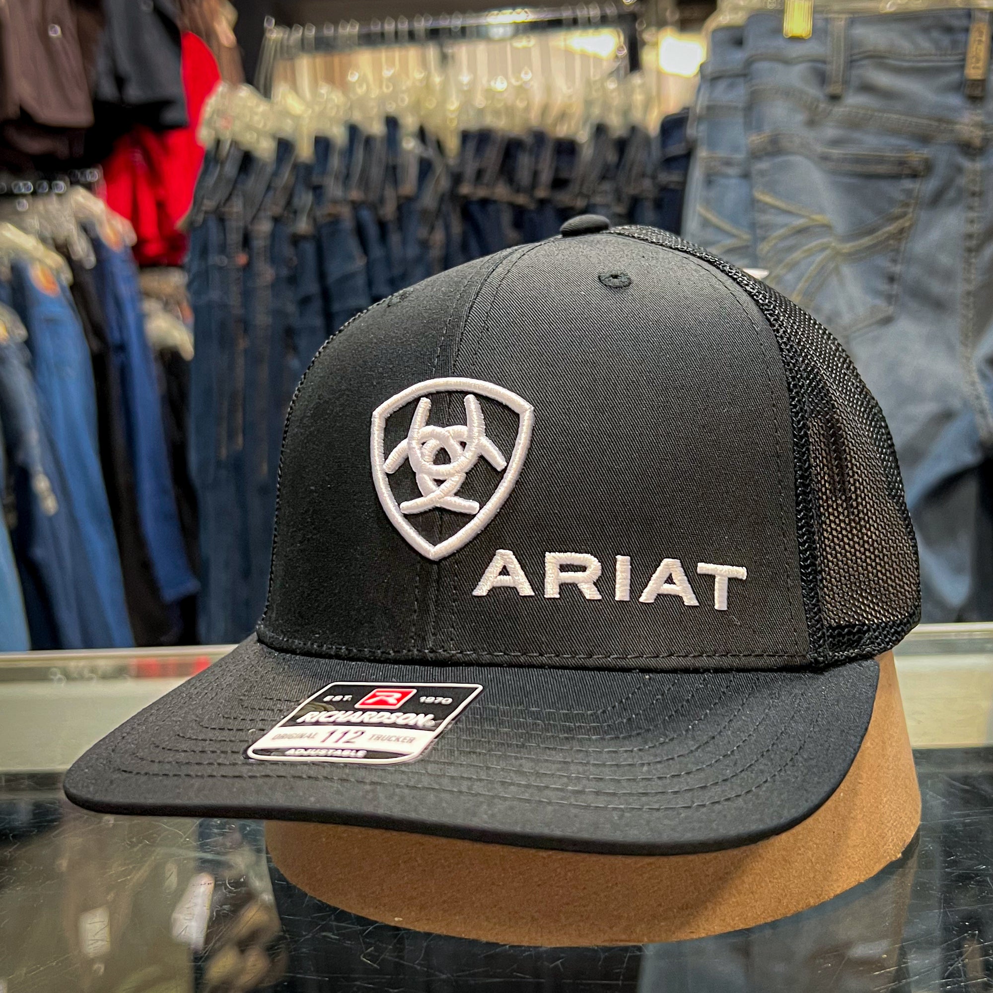 Ariat Men's Cap Shield, Black