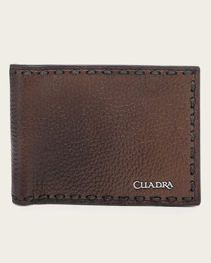 Cuadra Men's Deer Leather Wallet, Honey