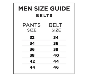 Cuadra Men's Deer Leather Belt, Black