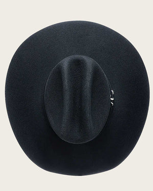 Cuadra Men's 5X Python Felt Cowboy Hat, Black