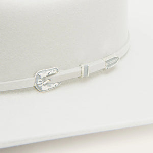 Stetson Men's 6X Skyline Cowboy Hat, Silver Grey