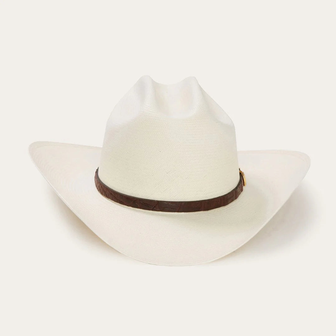 Stetson Men's 1000X 4" Evilla de Oro Straw Hat, Natural
