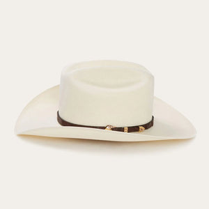 Stetson Men's 1000X 4" Evilla de Oro Straw Hat, Natural