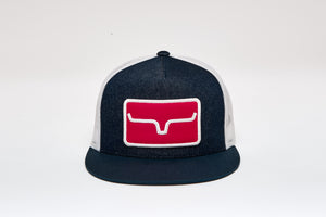 Kimes Ranch Unisex Banner Ventilated Cap, Denim