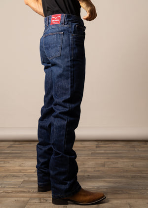 Kimes Ranch Men's Dillon Raw Denim Jean, Dark Wash