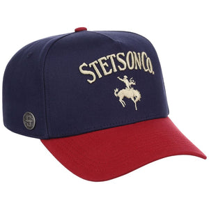 Stetson Stetson Co. Trucker Cap, Navy/Red