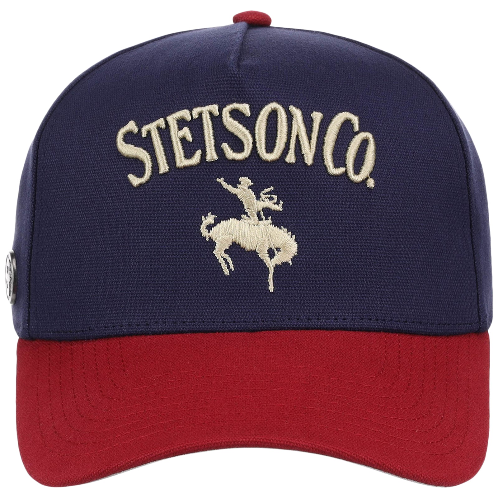 Stetson Stetson Co. Trucker Cap, Navy/Red