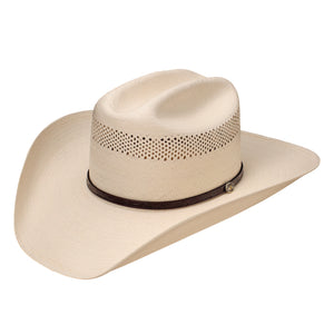 Resistol Men's 20X Cross Tie Straw Hat, Natural