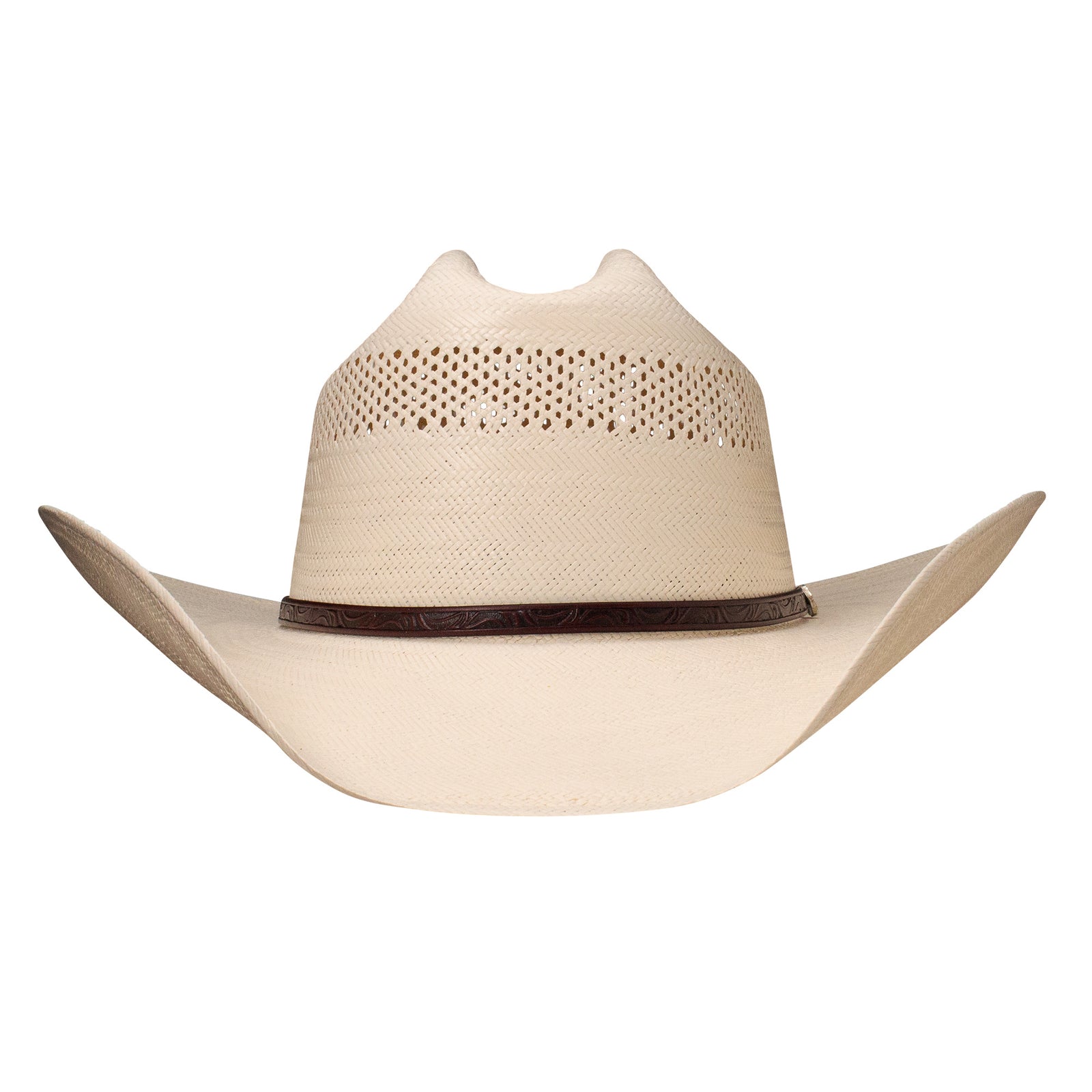 Resistol Men's 20X Cross Tie Straw Hat, Natural