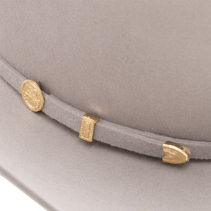 Stetson Men's 100X El Presidente Premier Cowboy Hat, Mist Grey