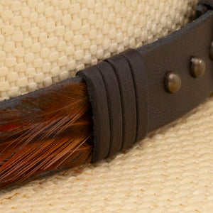 Stetson Men's Bighorn Straw Hat, Natural