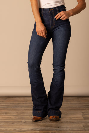 Kimes Ranch Women's Jennifer Denim Jean, Dark Wash