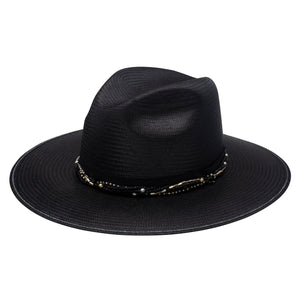 Stetson Women's Fashion Collection Kambra Straw Hat, Black
