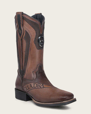 Cuadra Men's Bovine Leather Square Toe Boot, Honey