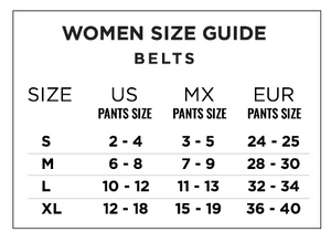 Cuadra Women's Bovine Leather Belt, Black
