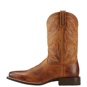 Ariat Men's Sport Herdsman Cowboy Boot, Powder Brown