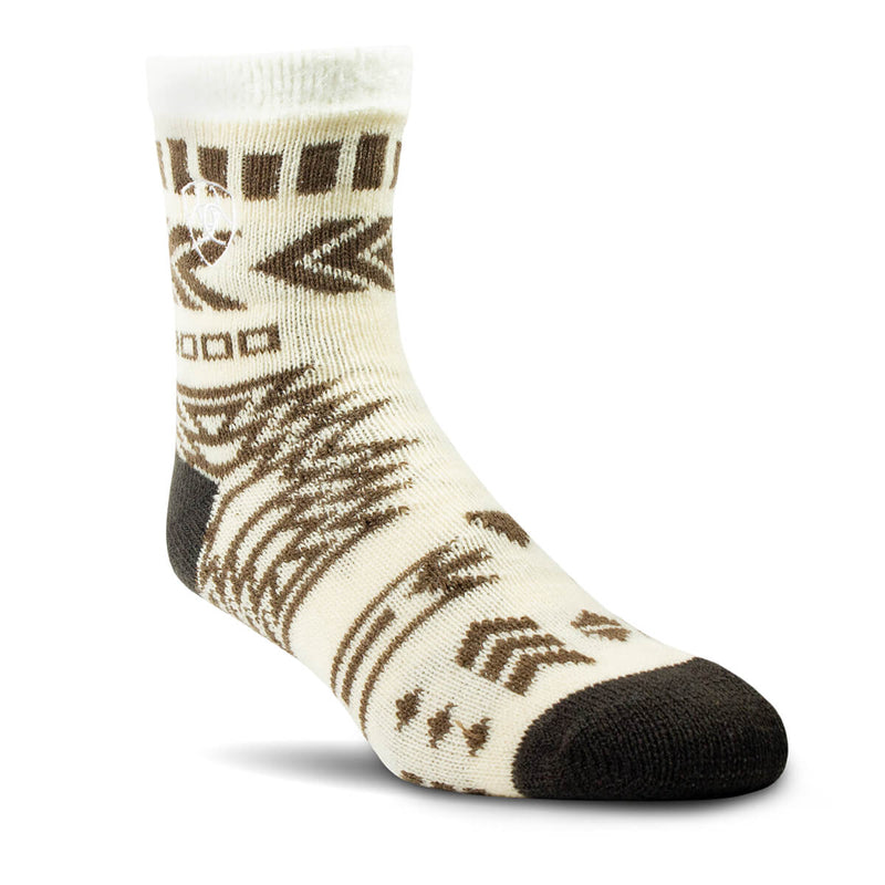 Ariat Unisex Cozy Aloe House Crew Socks, Desert Sand