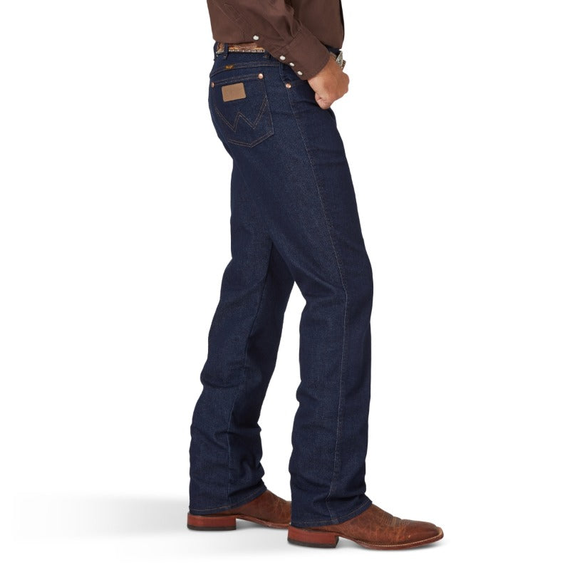Wrangler Men's Cowboy Cut Slim Fit Active Flex Jean, Prewashed Indigo