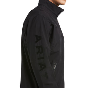 SKU # 10037399 DESCRIPTION Men's Ariat New Team Softshell Jacket Black/Black, Black