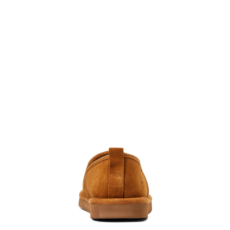 Ariat Men's Lasso Suede Slipper, Chestnut