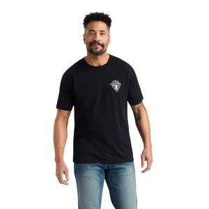 Ariat Men's Arrowhead 2.0 Short Sleeve T-Shirt, Black