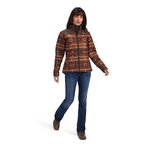 Ariat Women's Crius Insulated Jacket Canyonlands Print, Brown