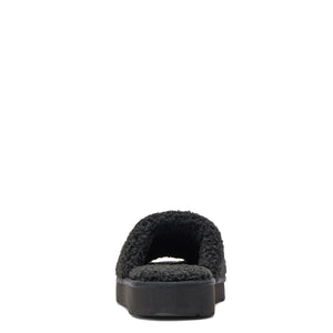 Ariat Women's Cozy Slide Slipper, Fuzzy Black