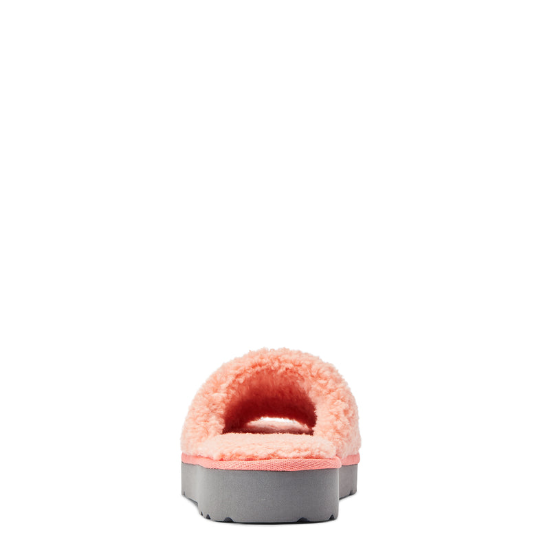 Ariat Women's Cozy Slide Slipper, Fuzzy Pink