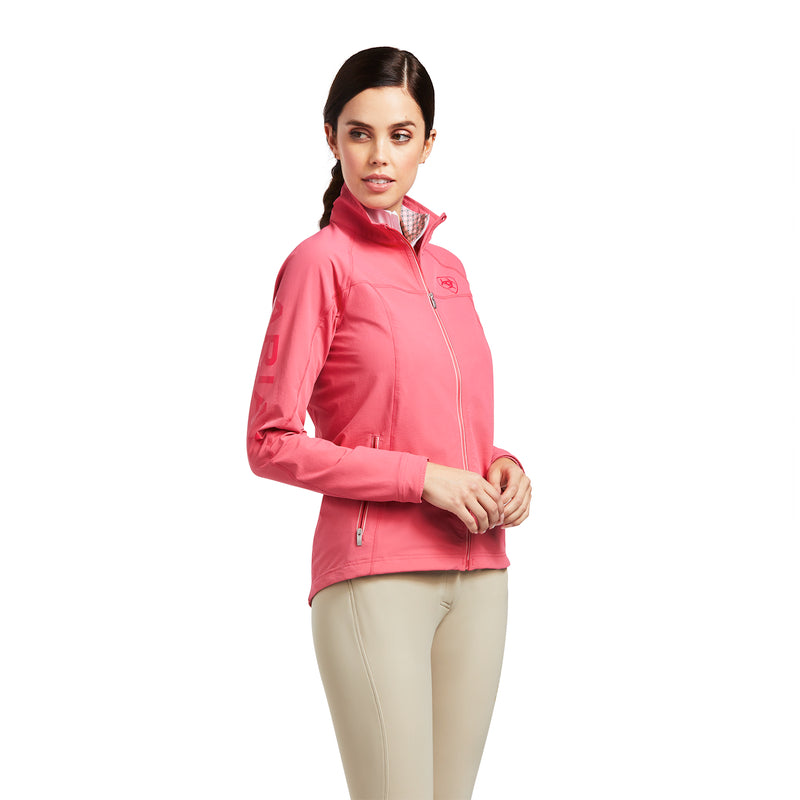Ariat Women's Agile Softshell Jacket, Party Punch Pink