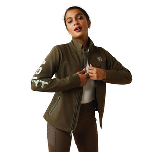 Ariat Women's New Team Softshell Jacket Relic, Green