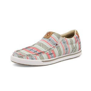 Twisted X Women's Hooey Slip-On Loper, Pink Multi