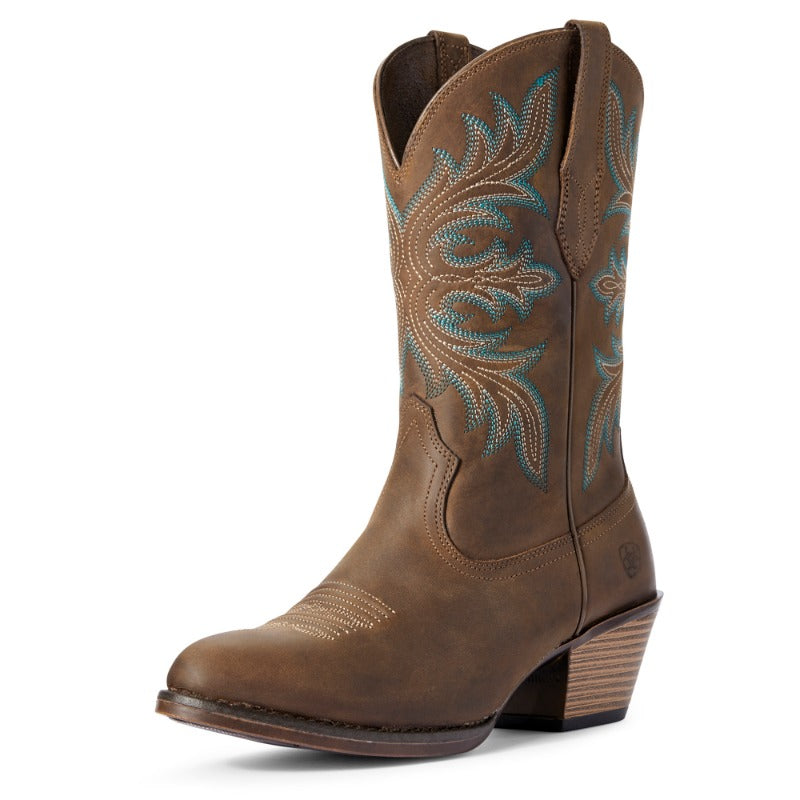 Ariat Women's Runaway Western Boot, Distressed Brown