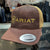 Ariat Men's Flexfit Embroidered Logo Brown Khaki Snapback Cap